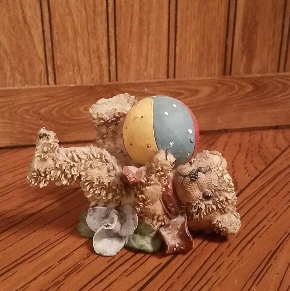 Playful Teddy Bear Ball Collectible